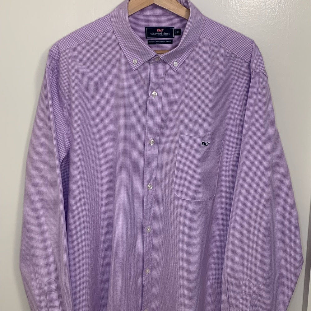 XL Men’s Vineyard Vines Classic Fit Tucker Shirt